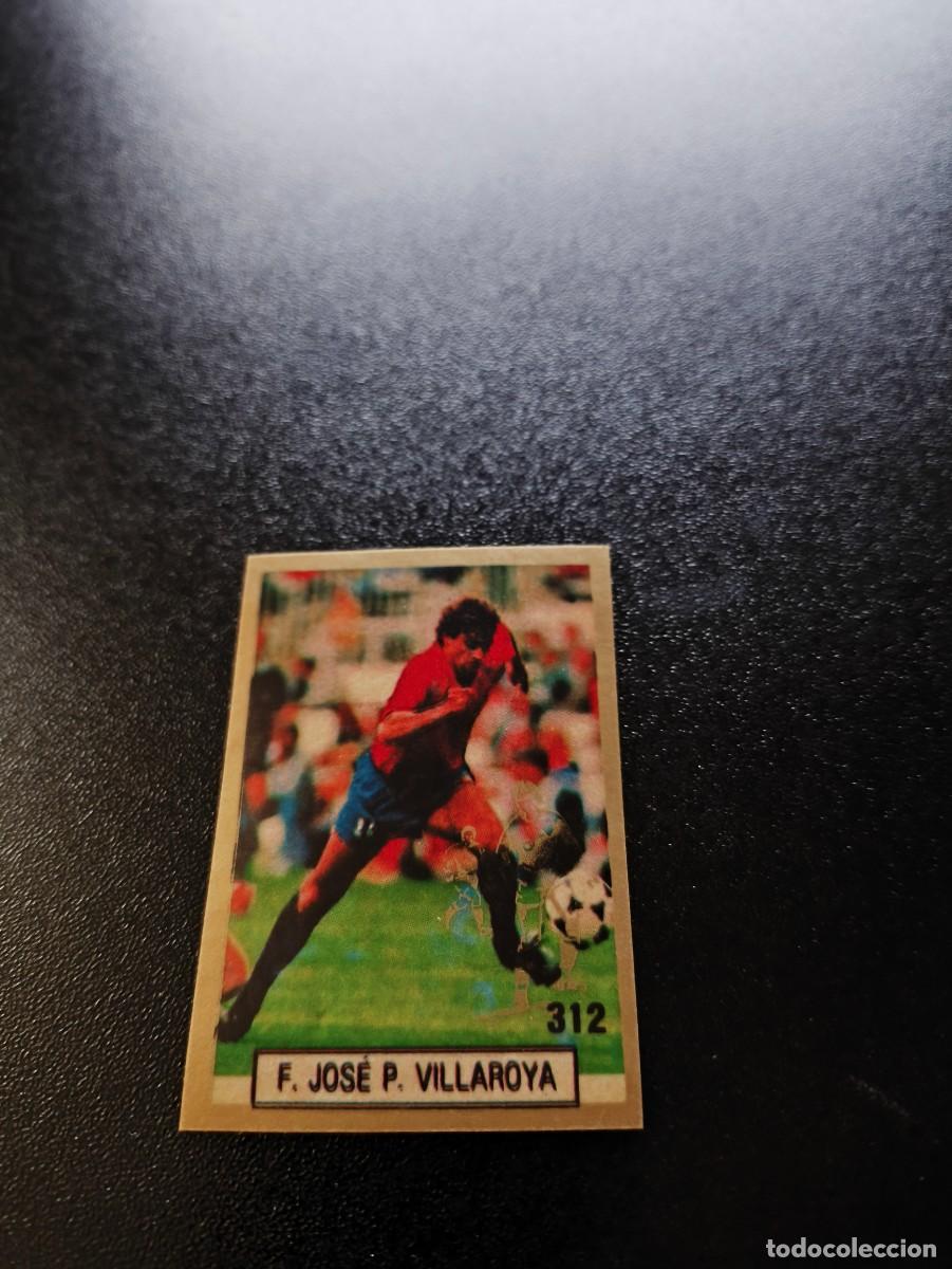 Cromos de F&uacute;tbol: 312 VILLAROYA DEPORTIVO GIJON ESPA&Ntilde;A SPAIN REYAUCA WORLD CUP MUNDIAL ITALIA ITALY 1990 NO PANINI
