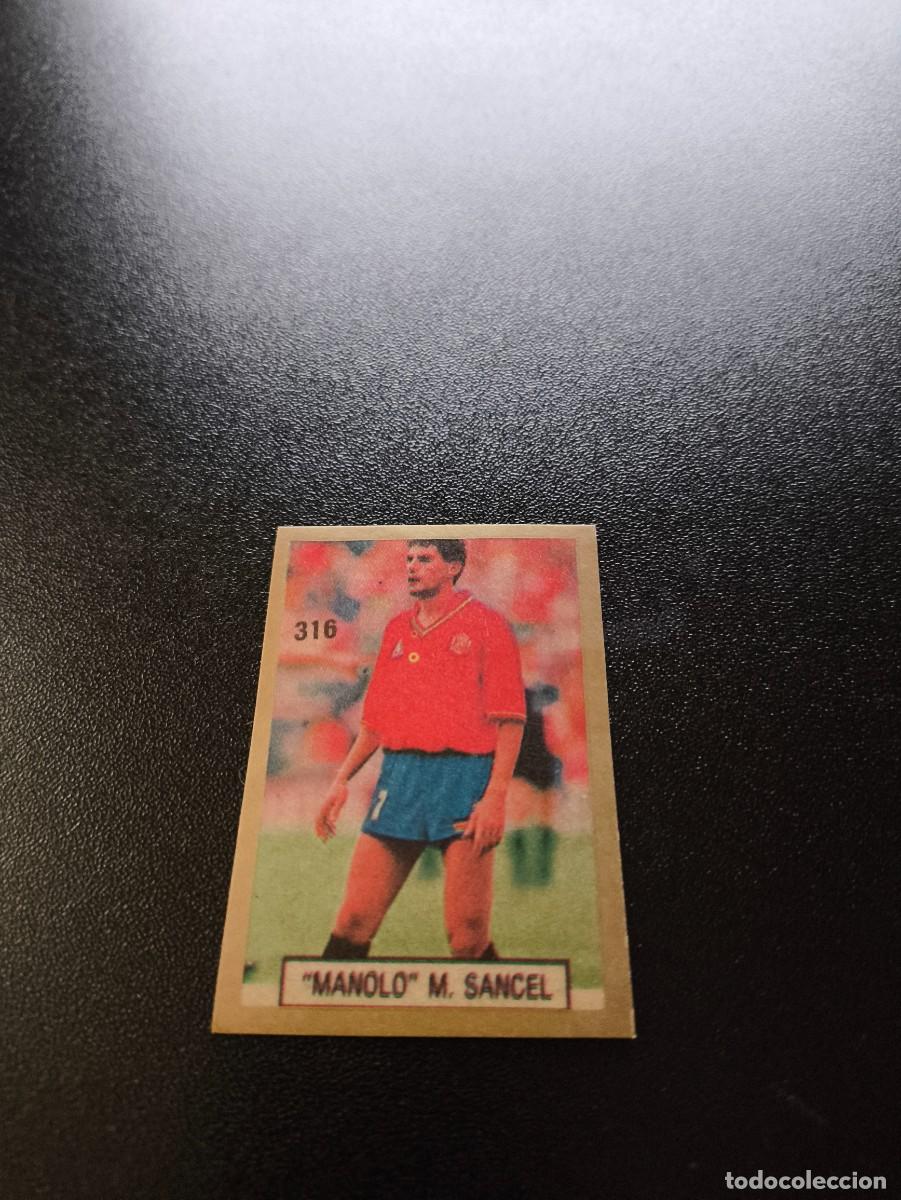 Cromos de F&uacute;tbol: 316 MANOLO ATLETICO DE MADRID ESPA&Ntilde;A SPAIN REYAUCA WORLD CUP MUNDIAL ITALIA ITALY 1990 NO PANINI