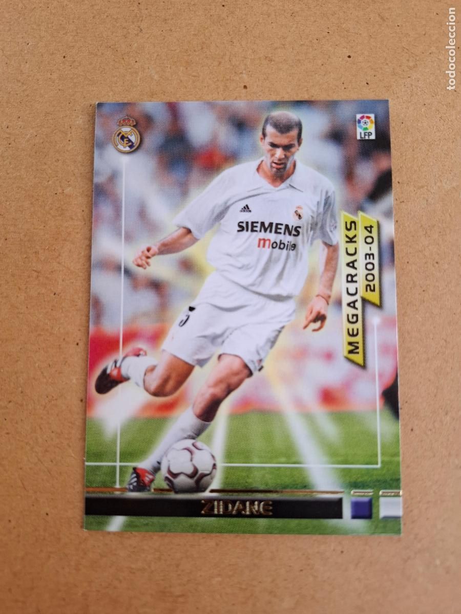Fu&szlig;ball-Sticker: MEGAFICHAS 2003 2004 03 04 - PANINI - 375 ZIDANE - REAL MADRID (CM)
