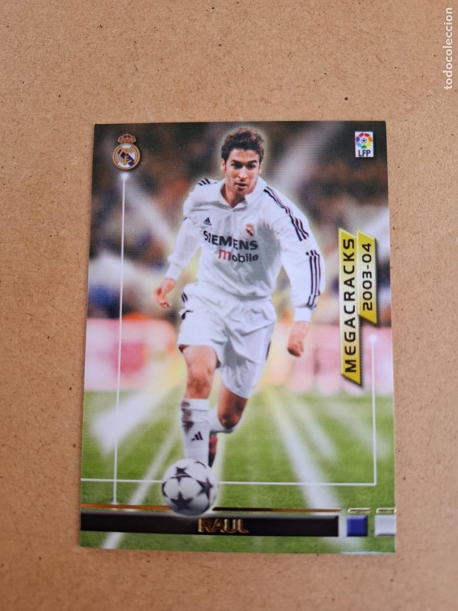 Fu&szlig;ball-Sticker: MEGAFICHAS 2003 2004 03 04 - PANINI - 382 RA&Uacute;L - REAL MADRID (CM)