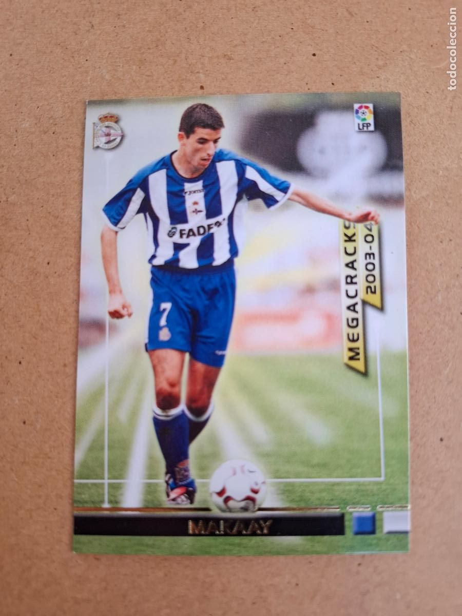 Fu&szlig;ball-Sticker: MEGAFICHAS 2003 2004 03 04 - PANINI - 384 MAKAAY ( BAJA ) - R.C. DEPORTIVO (CM)