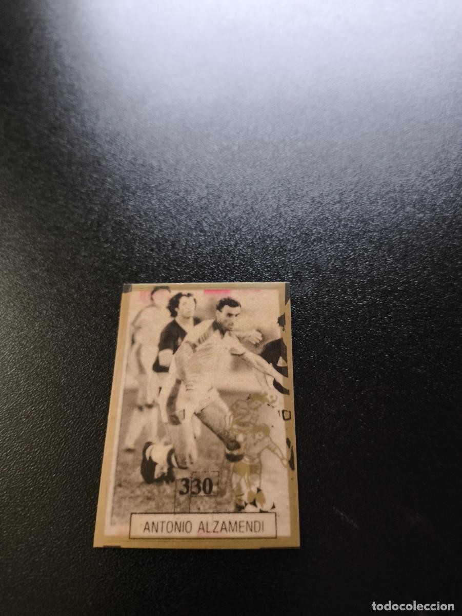 Cromos de F&uacute;tbol: 330 ANTONIO ALZAMENDI URUGUAY SPAIN REYAUCA WORLD CUP MUNDIAL ITALIA ITALY 1990 NO PANINI