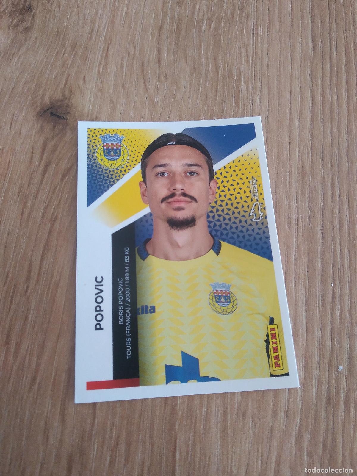 Cromos de F&uacute;tbol: 43 POPOVIC AROUCA CROMO FUTBOL PANINI LIGA PORTUGAL 25-26 FUTEBOL LIGA BETCLIC 2025-2026