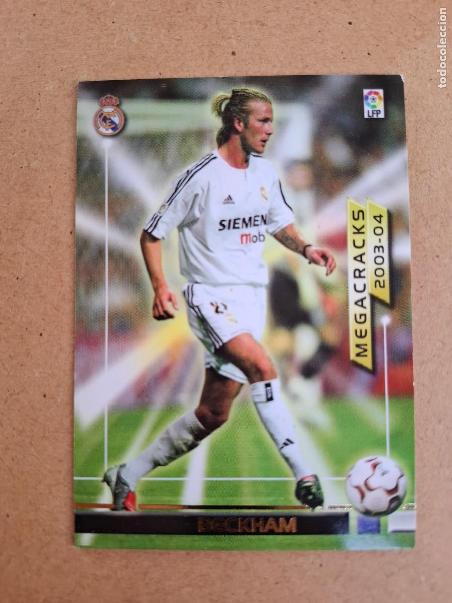 Cromos de F&uacute;tbol: MEGAFICHAS 2003 2004 03 04 - PANINI - 384 BIS BECKHAM - REAL MADRID (CM)