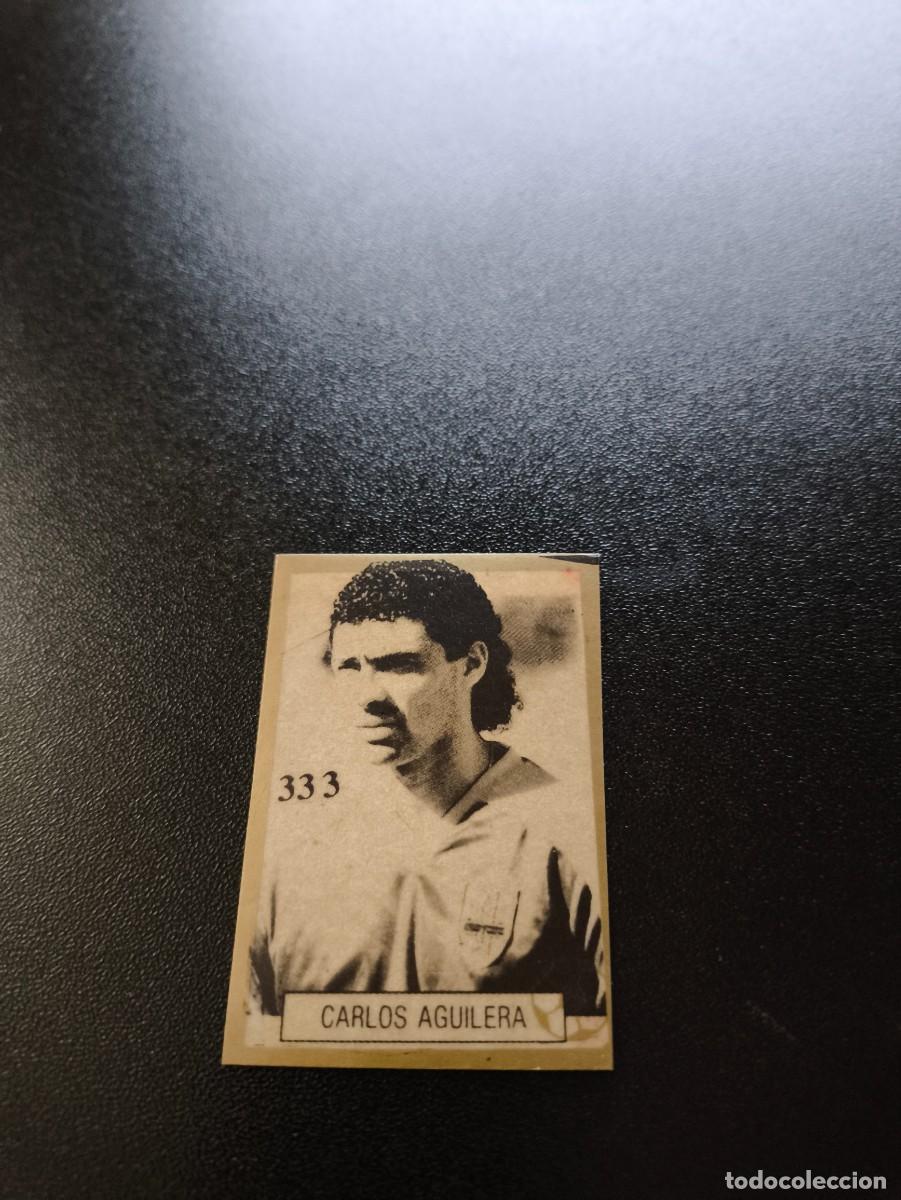 Cromos de F&uacute;tbol: 333 CARLOS AGUILERA URUGUAY SPAIN REYAUCA WORLD CUP MUNDIAL ITALIA ITALY 1990 NO PANINI