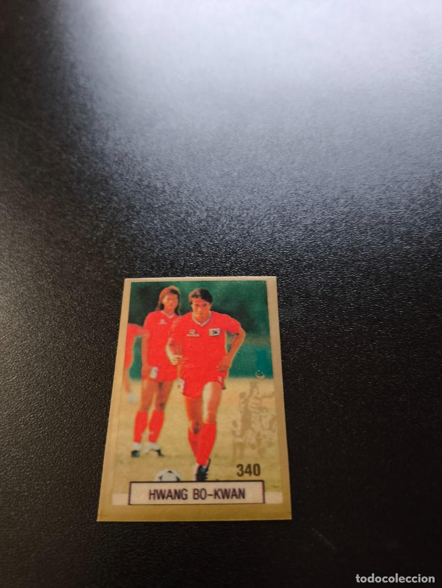 Cromos de F&uacute;tbol: 340 HWANG BO-KWAN KOREA DEL SUR SOUTH KOREA REYAUCA WORLD CUP MUNDIAL ITALIA ITALY 1990 NO PANINI