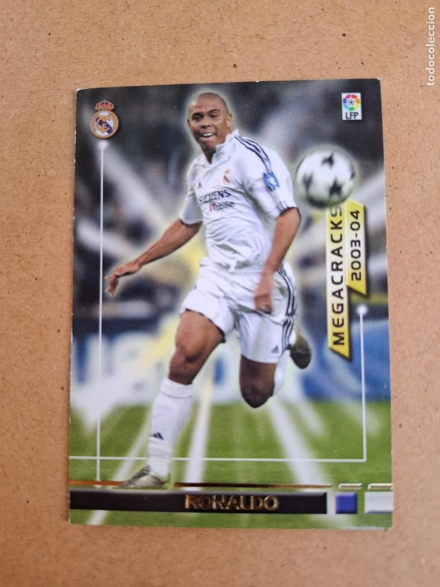 Cromos de F&uacute;tbol: MEGAFICHAS 2003 2004 03 04 - PANINI - 385 RONALDO - REAL MADRID (CM)