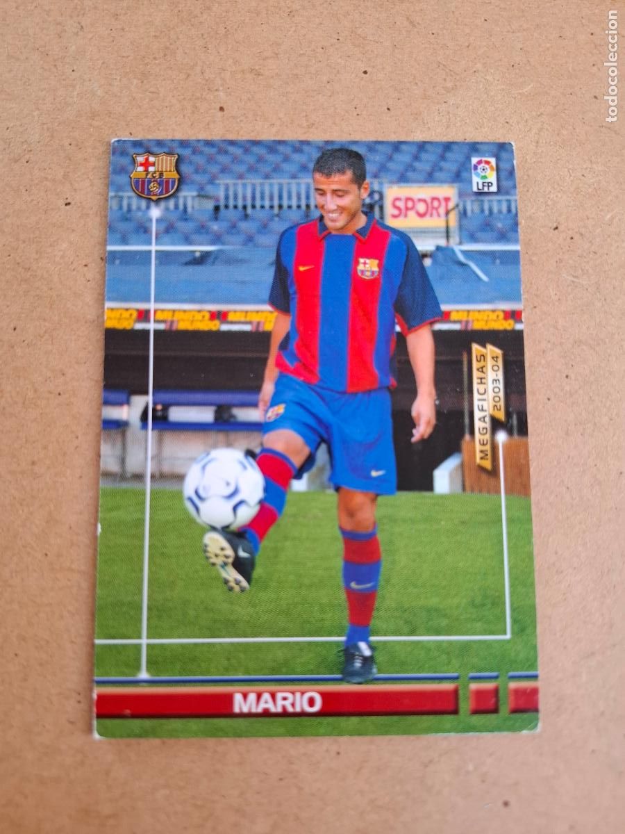 Cromos de F&uacute;tbol: MEGAFICHAS 2003 2004 03 04 - PANINI - 465 MARIO - FC. BARCELONA (CM)