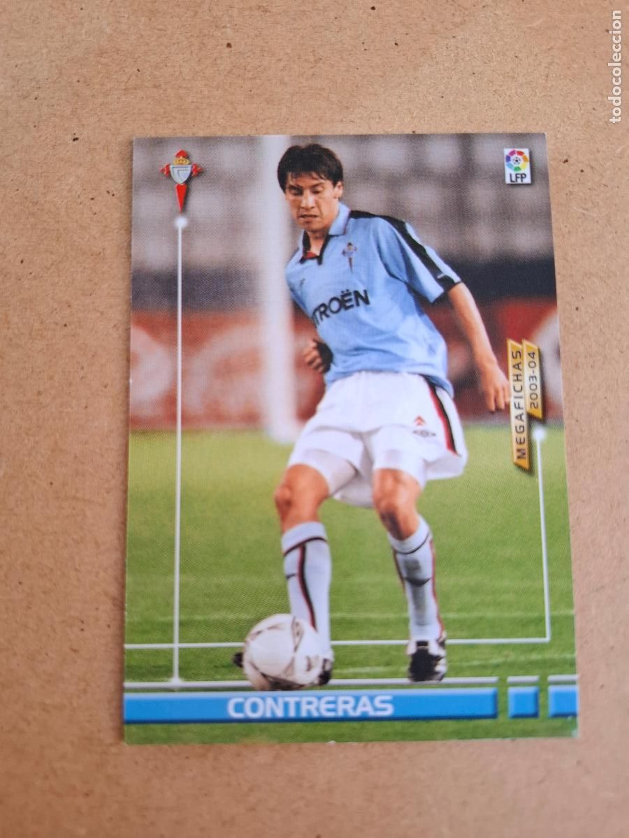 Football Stickers: MEGAFICHAS 2003 2004 03 04 - PANINI - 483 CONTRERAS - R.C. CELTA (CM)