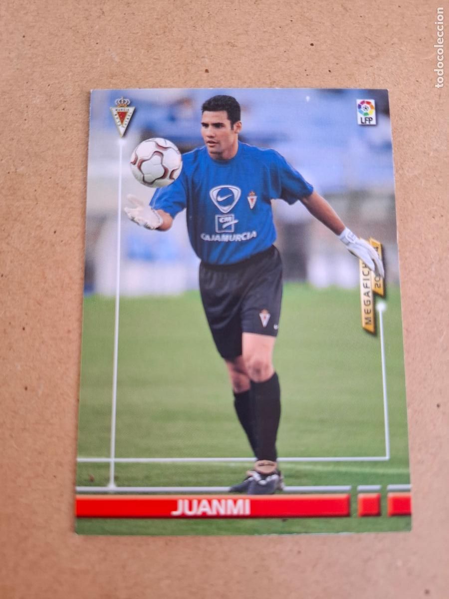 Football Stickers: MEGAFICHAS 2003 2004 03 04 - PANINI - 486 JUANMI - REAL MURCIA (CM)