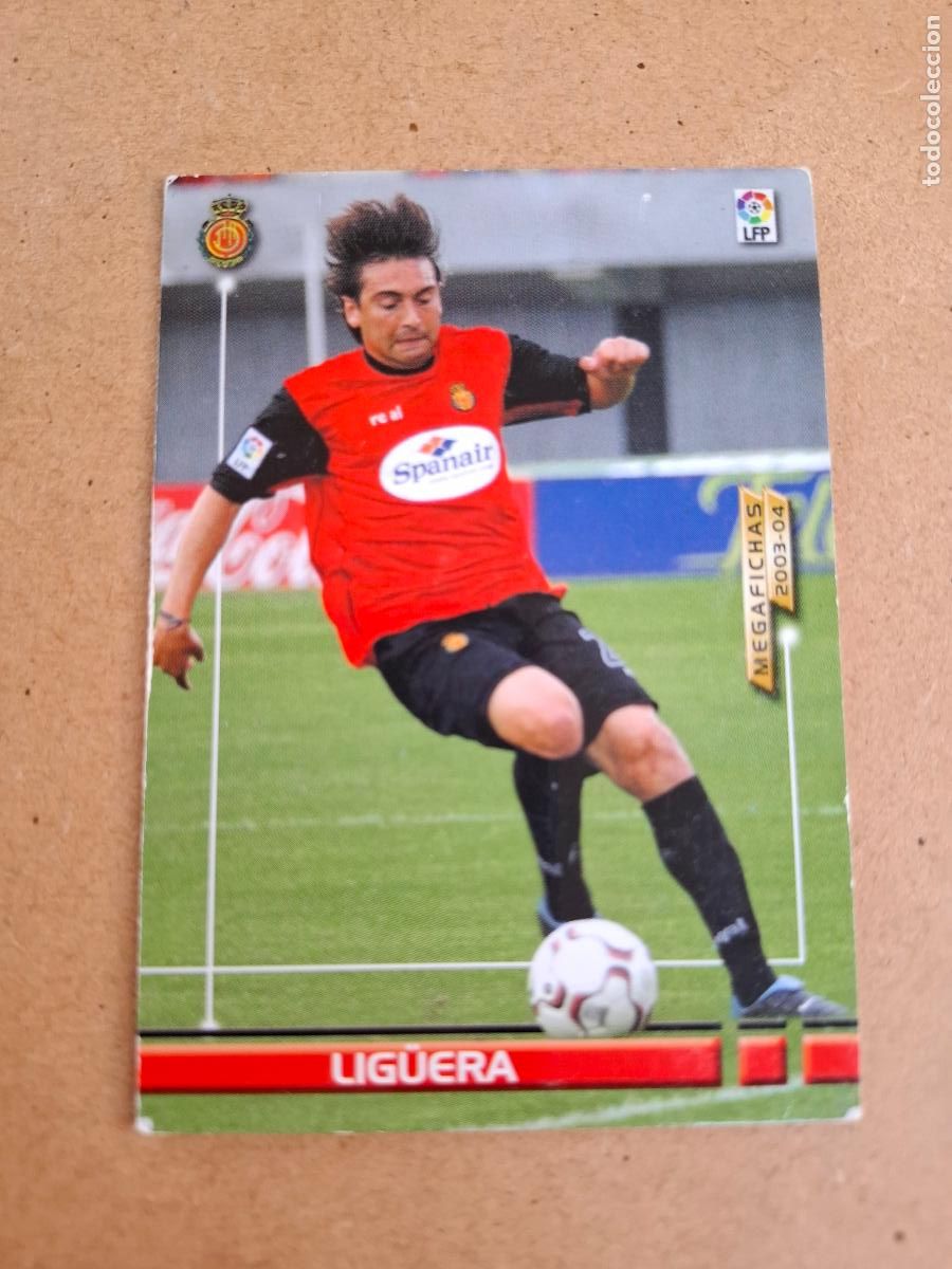 Football Stickers: MEGAFICHAS 2003 2004 03 04 - PANINI - 487 LIGUERA - RCD. MALLORCA (CM)