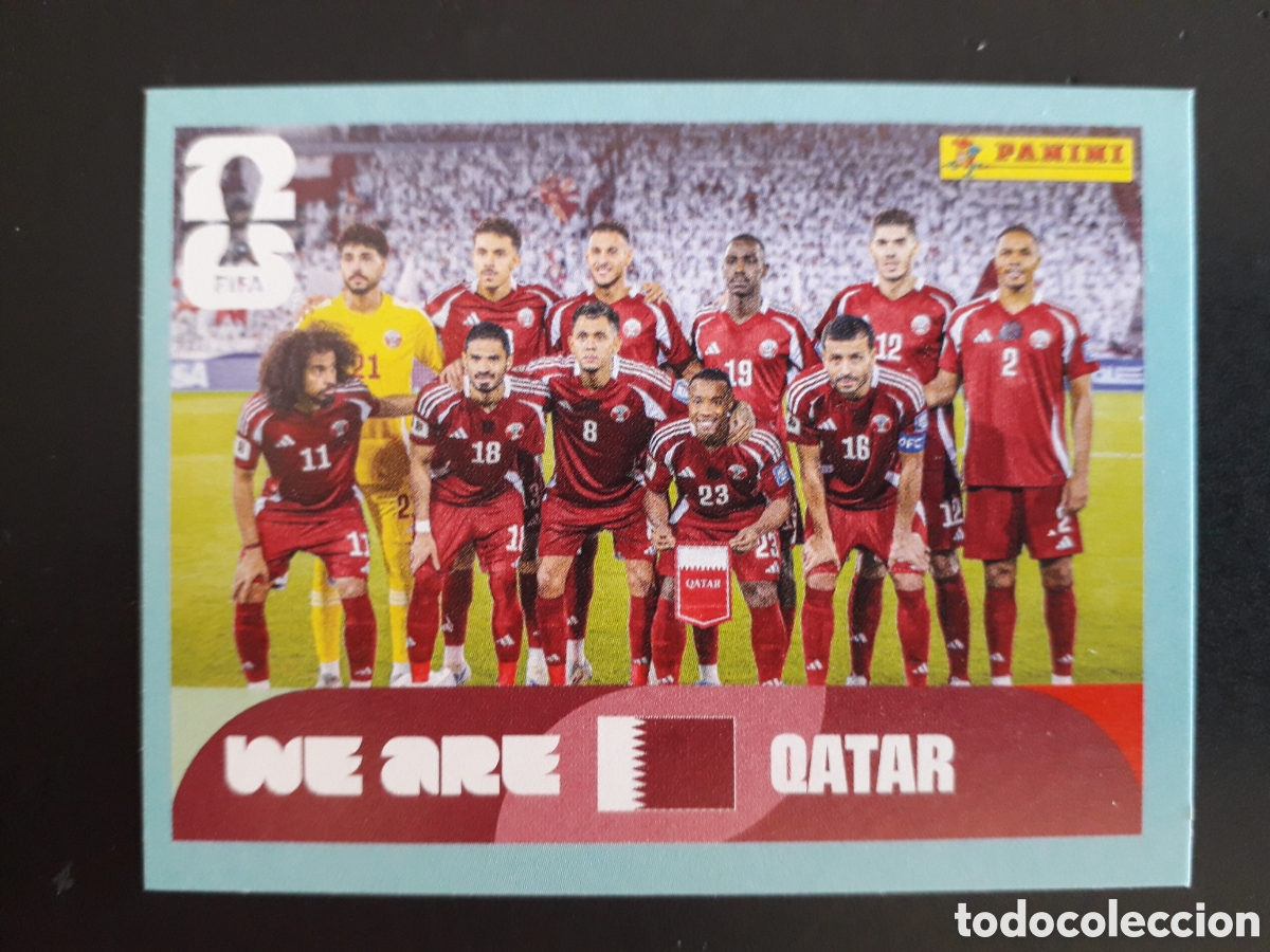 Cromos de F&uacute;tbol: EQUIPO QATAR QAT 13 MUNDIAL F&Uacute;TBOL 2026 FIFA WORLD CUP PANINI SIN PEGAR PEDIDO M&Iacute;NIMO 3&euro;