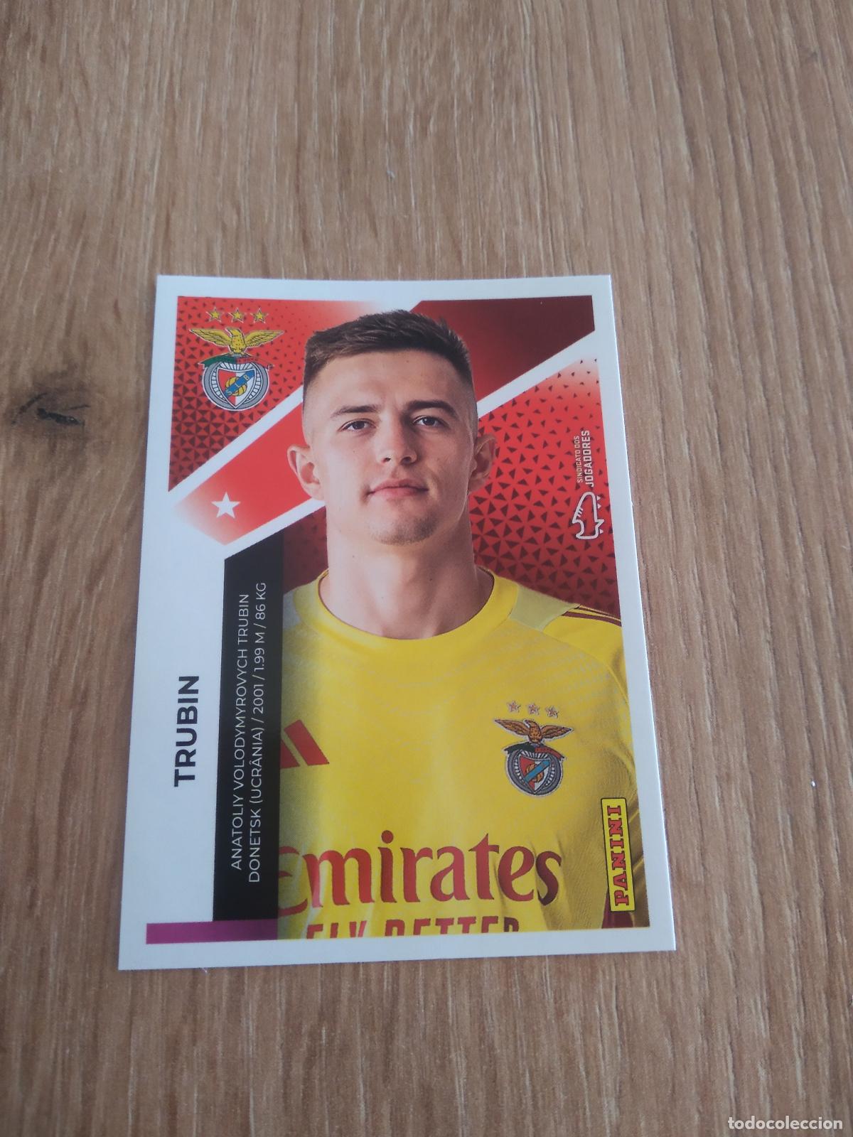Cromos de F&uacute;tbol: 77 TRUBIN BENFICA CROMO FUTBOL PANINI LIGA PORTUGAL 25-26 FUTEBOL LIGA BETCLIC 2025-2026