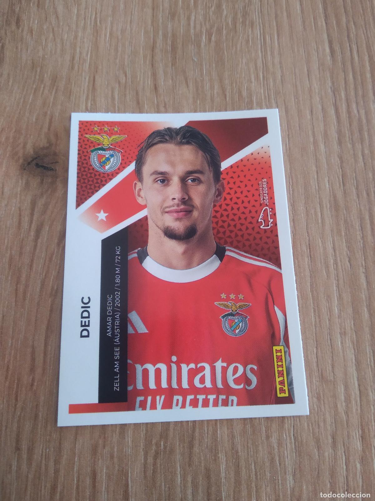Cartes &agrave; collectionner de Football: 80 DEDIC BENFICA CROMO FUTBOL PANINI LIGA PORTUGAL 25-26 FUTEBOL LIGA BETCLIC 2025-2026