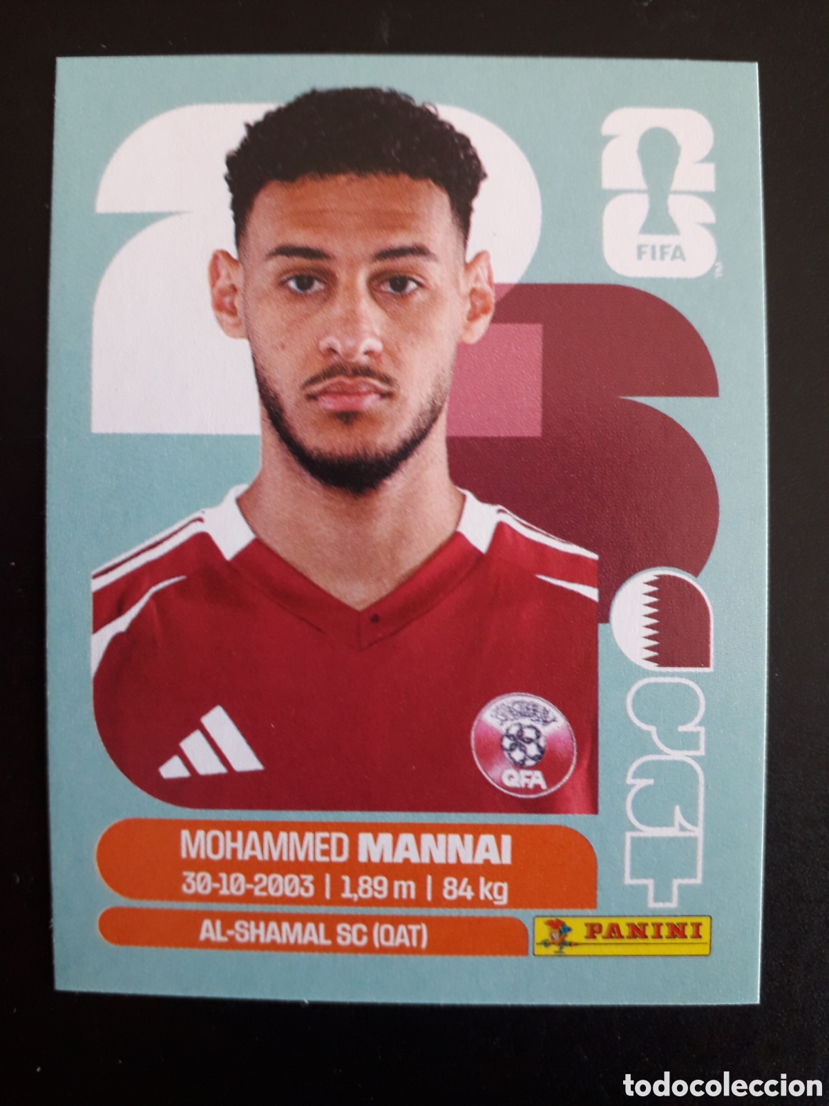 Cartes &agrave; collectionner de Football: MANNAI QATAR QAT 9 MUNDIAL F&Uacute;TBOL 2026 FIFA WORLD CUP PANINI SIN PEGAR PEDIDO M&Iacute;NIMO 3&euro;