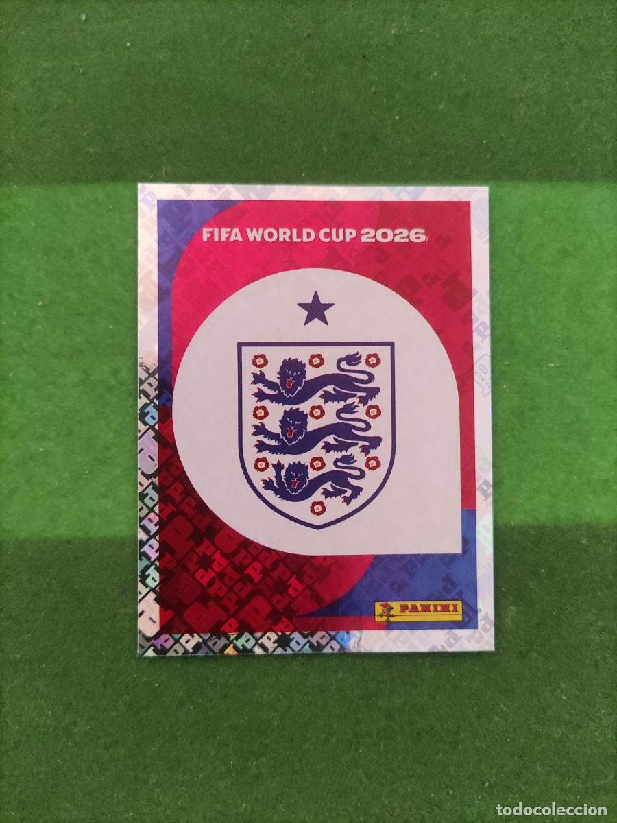 Cartes &agrave; collectionner de Football: Escudo Inglaterra ENG 1 Sticker Mundial 2026 FIFA World Cup / Sin pegar