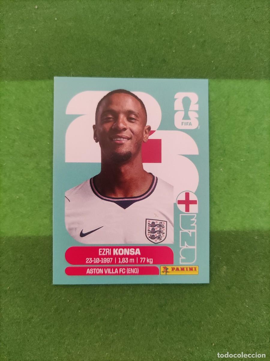 Football Stickers: Konsa Inglaterra ENG 5 Sticker Mundial 2026 FIFA World Cup / Sin pegar