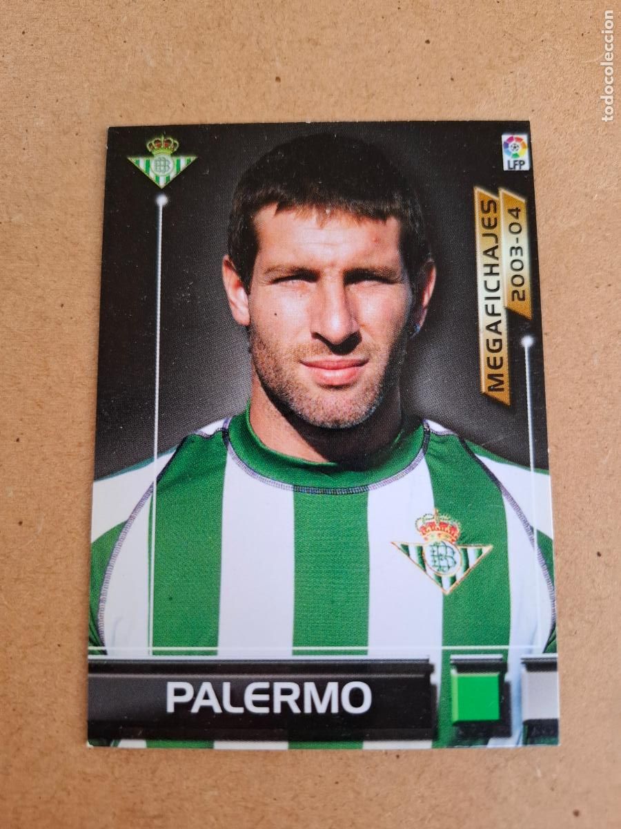 Fu&szlig;ball-Sticker: MEGAFICHAS 2003 2004 03 04 - PANINI - 502 PALERMO - REAL BETIS (CM)