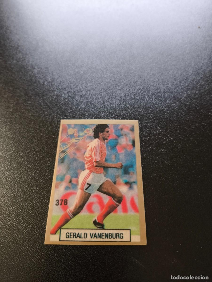 Fu&szlig;ball-Sticker: 378 GERALD VANENBURG HOLANDA NETHERLANDS REYAUCA WORLD CUP MUNDIAL ITALIA ITALY 1990 NO PANINI