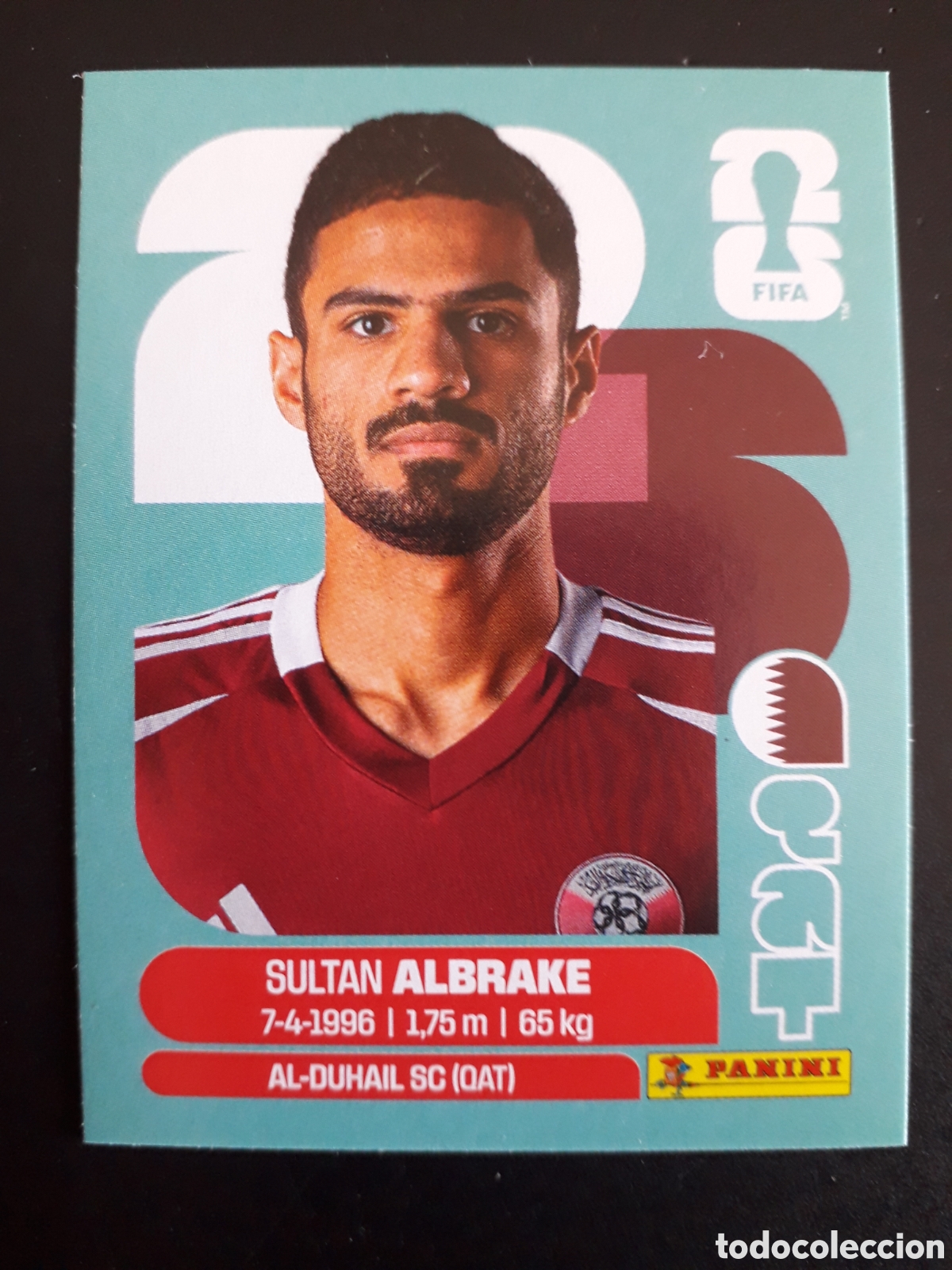 Cromos de F&uacute;tbol: ALBRAKE QATAR QAT 3 MUNDIAL F&Uacute;TBOL 2026 FIFA WORLD CUP PANINI SIN PEGAR PEDIDO M&Iacute;NIMO 3&euro;