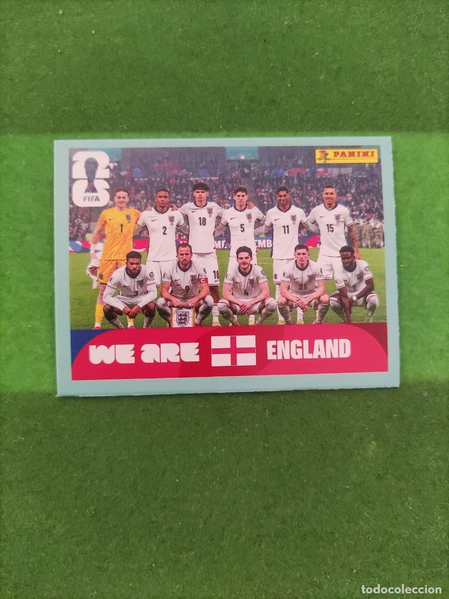 Cromos de F&uacute;tbol: We are Inglaterra ENG 13 Sticker Mundial 2026 FIFA World Cup / Sin pegar