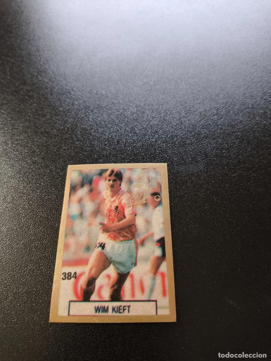 Cromos de F&uacute;tbol: 384 WIM KIEFT HOLANDA NETHERLANDS REYAUCA WORLD CUP MUNDIAL ITALIA ITALY 1990 NO PANINI