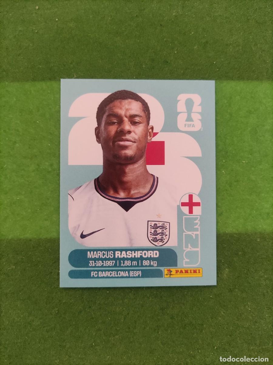 Cromos de F&uacute;tbol: Rashford Inglaterra ENG 19 Sticker Mundial 2026 FIFA World Cup / Sin pegar