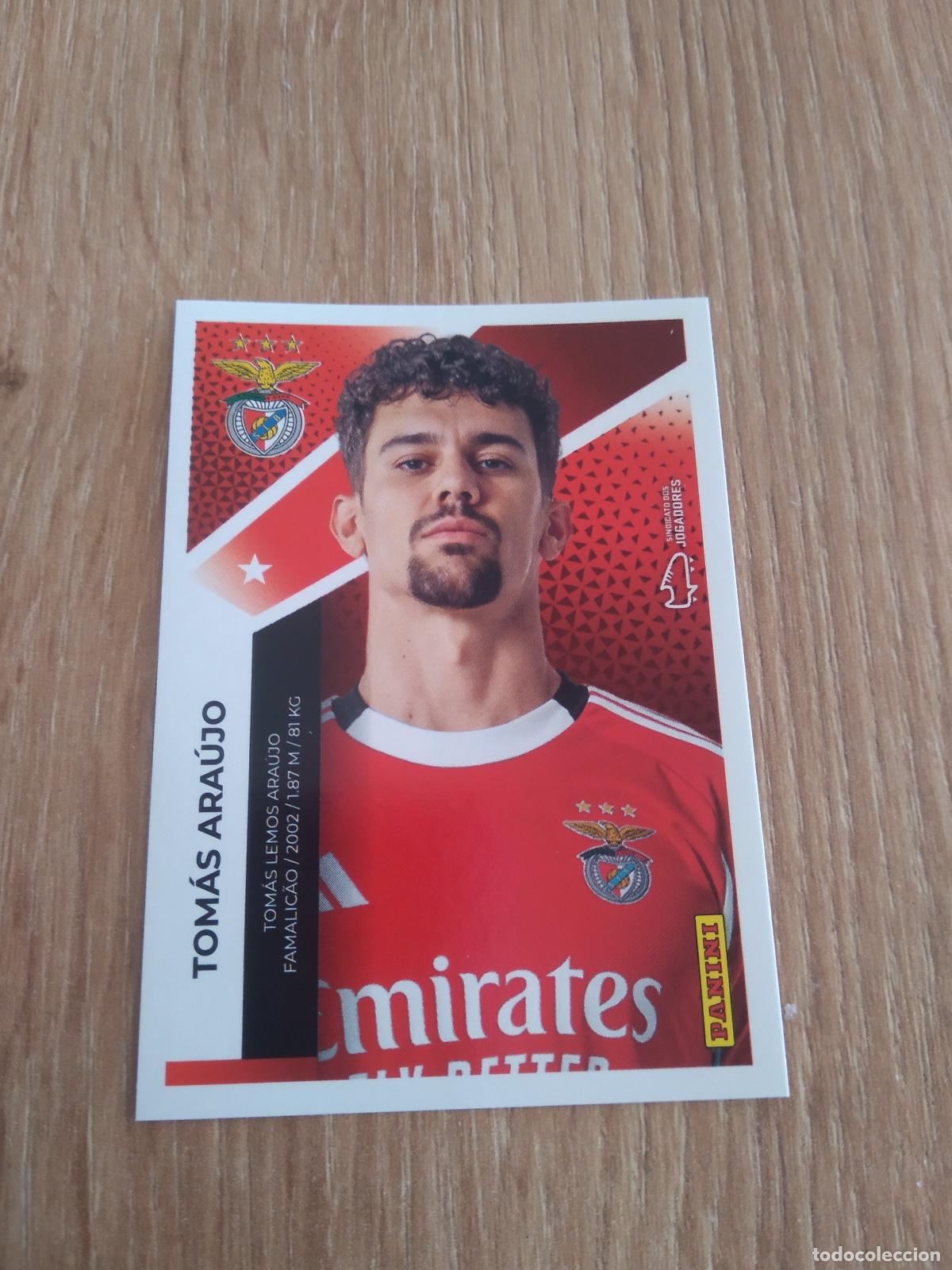 Cromos de F&uacute;tbol: 83 TOMAS ARAUJO BENFICA CROMO FUTBOL PANINI LIGA PORTUGAL 25-26 FUTEBOL LIGA BETCLIC 2025-2026