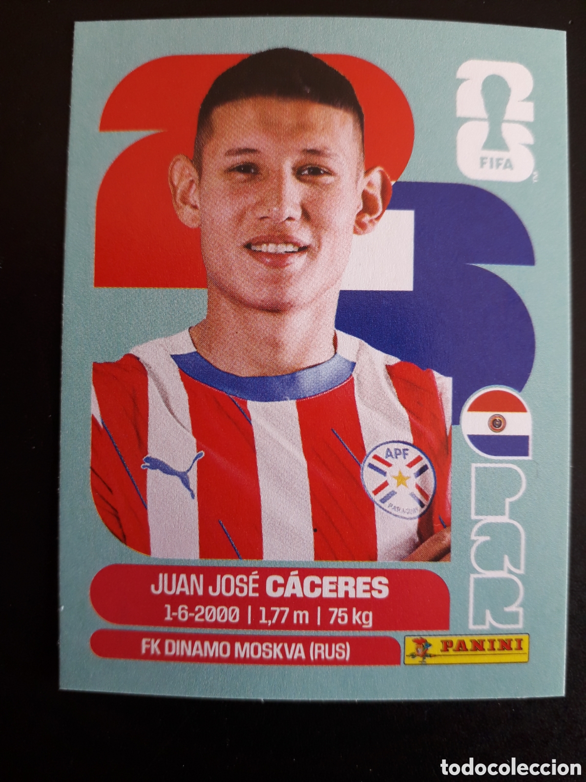 Cromos de F&uacute;tbol: C&Aacute;CERES PARAGUAY PAR 6 MUNDIAL F&Uacute;TBOL 2026 FIFA WORLD CUP PANINI SIN PEGAR PEDIDO M&Iacute;NIMO 3&euro;