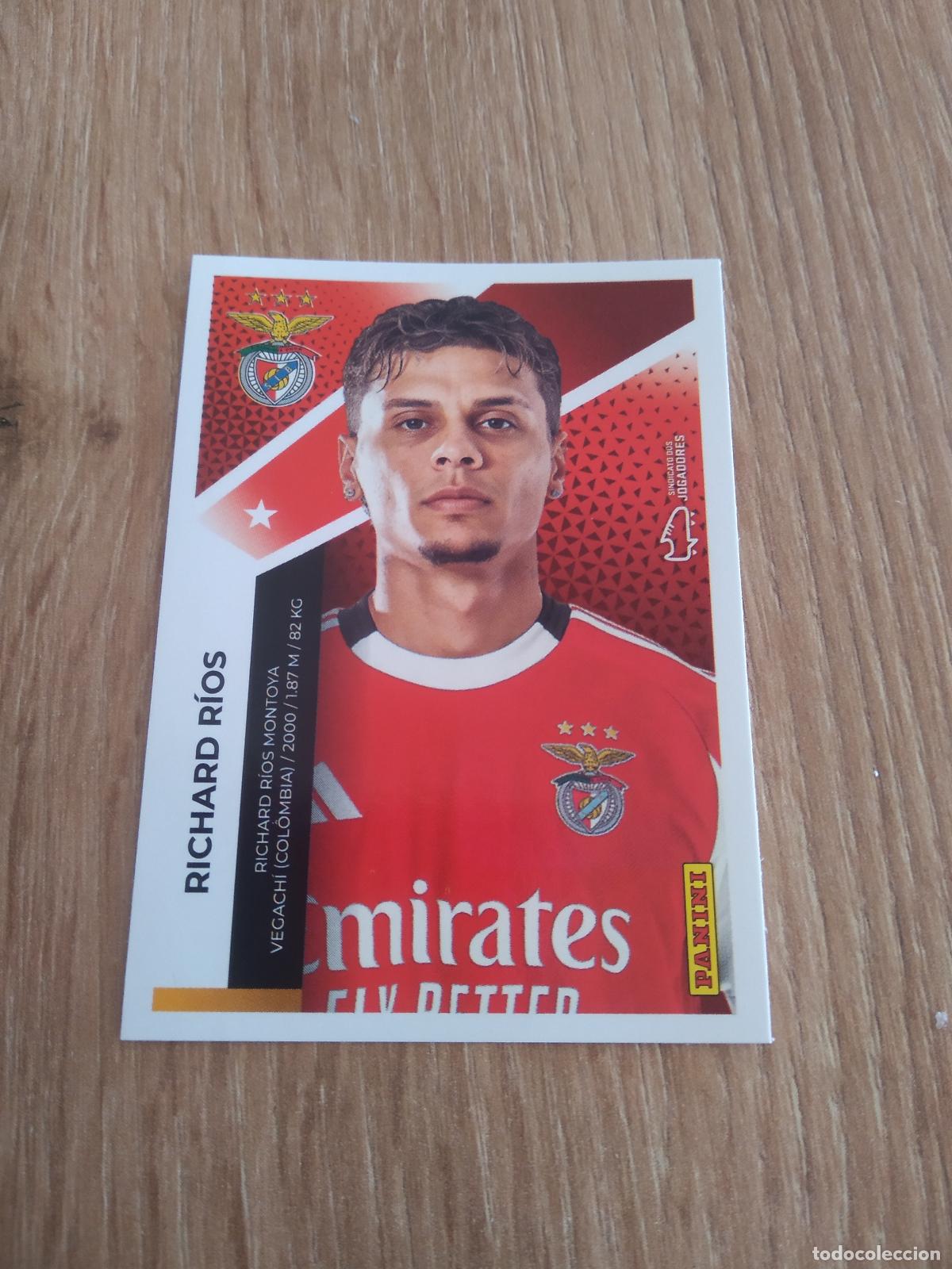 Cromos de F&uacute;tbol: 86 RICHARD RIOS BENFICA CROMO FUTBOL PANINI LIGA PORTUGAL 25-26 FUTEBOL LIGA BETCLIC 2025-2026
