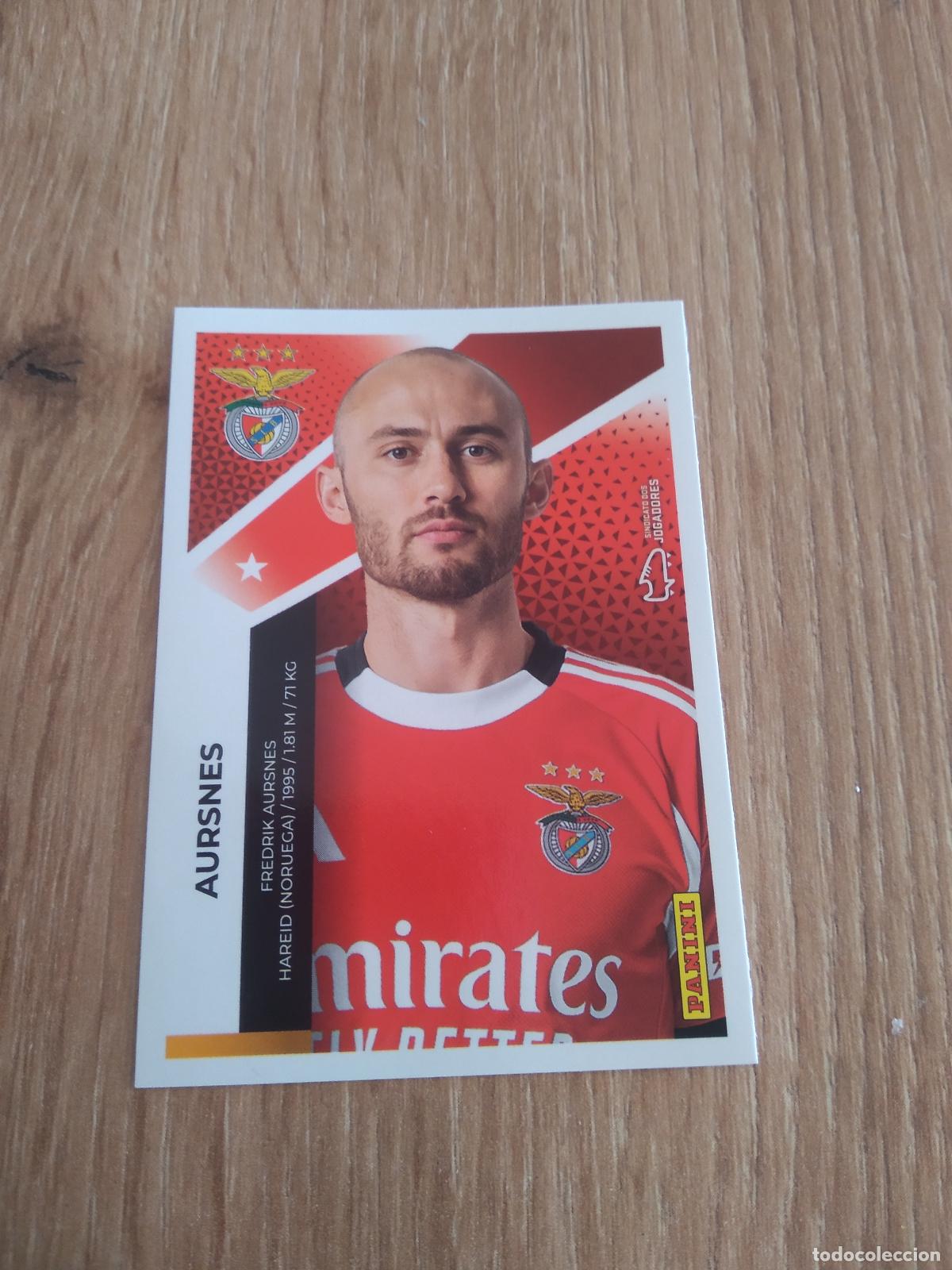 Cromos de Futebol: 87 AURSNES BENFICA CROMO FUTBOL PANINI LIGA PORTUGAL 25-26 FUTEBOL LIGA BETCLIC 2025-2026