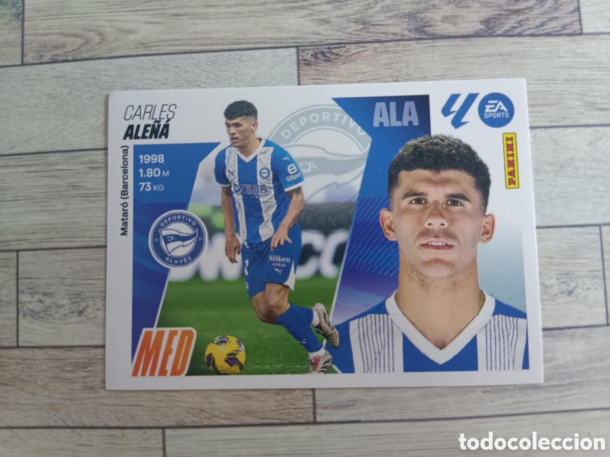 Cromos de Futebol: 15 ALE&Ntilde;A ALAVES LIGA ESTE 2025 2026 PANINI 25 26 SIN PEGAR