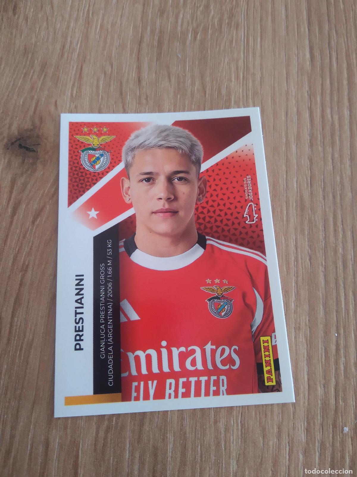Football Stickers: 89 PRESTIANNI BENFICA CROMO FUTBOL PANINI LIGA PORTUGAL 25-26 FUTEBOL LIGA BETCLIC 2025-2026