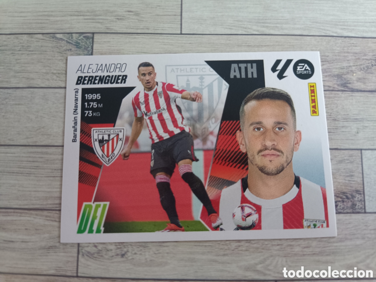 Cromos de F&uacute;tbol: 20 BERENGUER ATHLETIC DE BILBAO LIGA ESTE 2025 2026 PANINI 25 26 SIN PEGAR