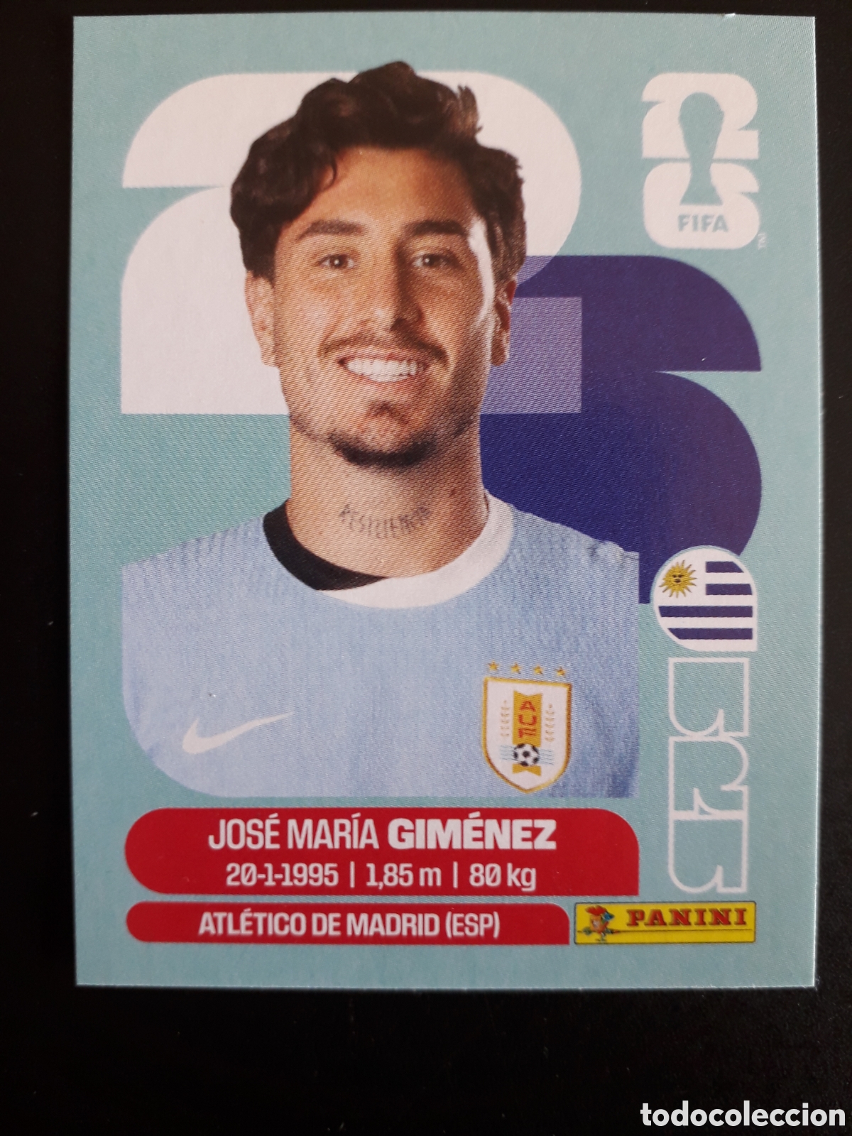 Cromos de F&uacute;tbol: GIM&Eacute;NEZ URUGUAY URU 5 MUNDIAL F&Uacute;TBOL 2026 FIFA WORLD CUP PANINI SIN PEGAR PEDIDO M&Iacute;NIMO 3&euro;