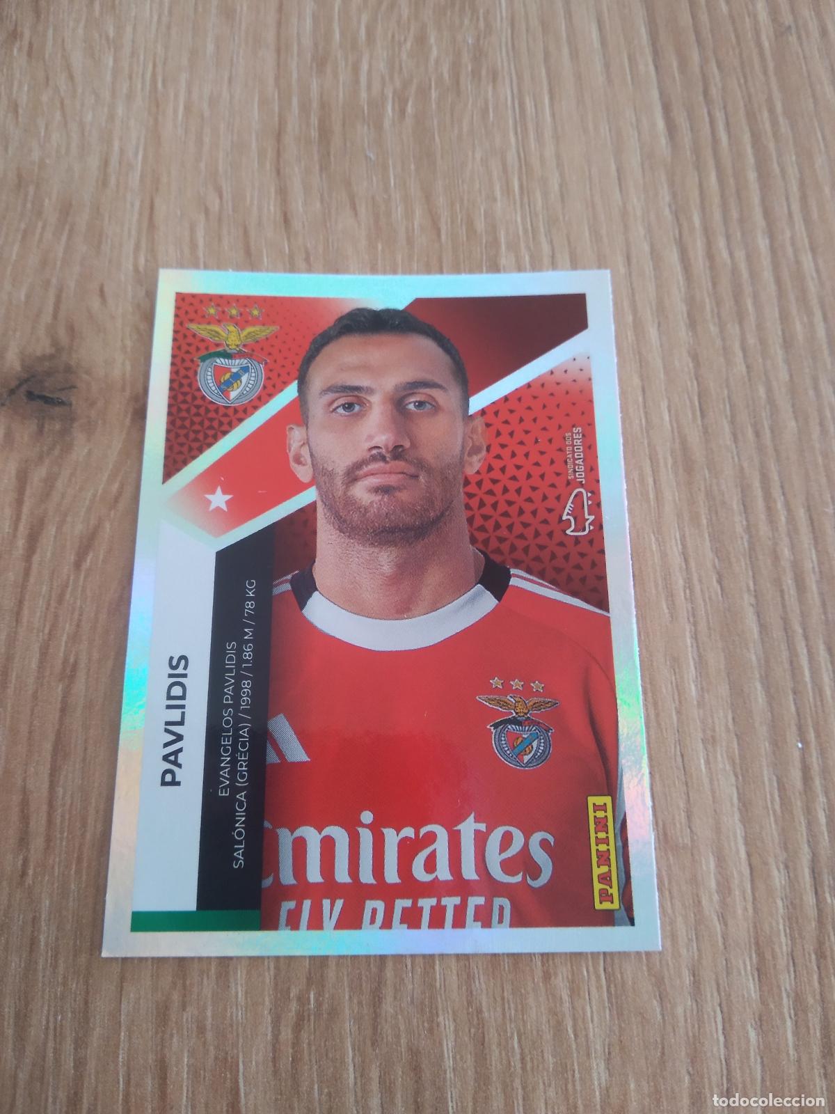 Cromos de F&uacute;tbol: 94 PAVLIDIS BENFICA CROMO FUTBOL PANINI LIGA PORTUGAL 25-26 FUTEBOL LIGA BETCLIC 2025-2026