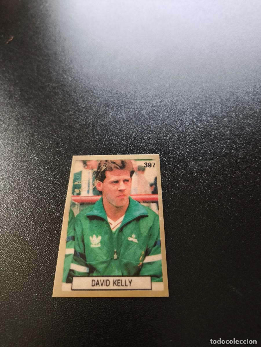 Cromos de F&uacute;tbol: 397 DAVID KELLY IRLANDA IRELAND REYAUCA WORLD CUP MUNDIAL ITALIA ITALY 1990 NO PANINI