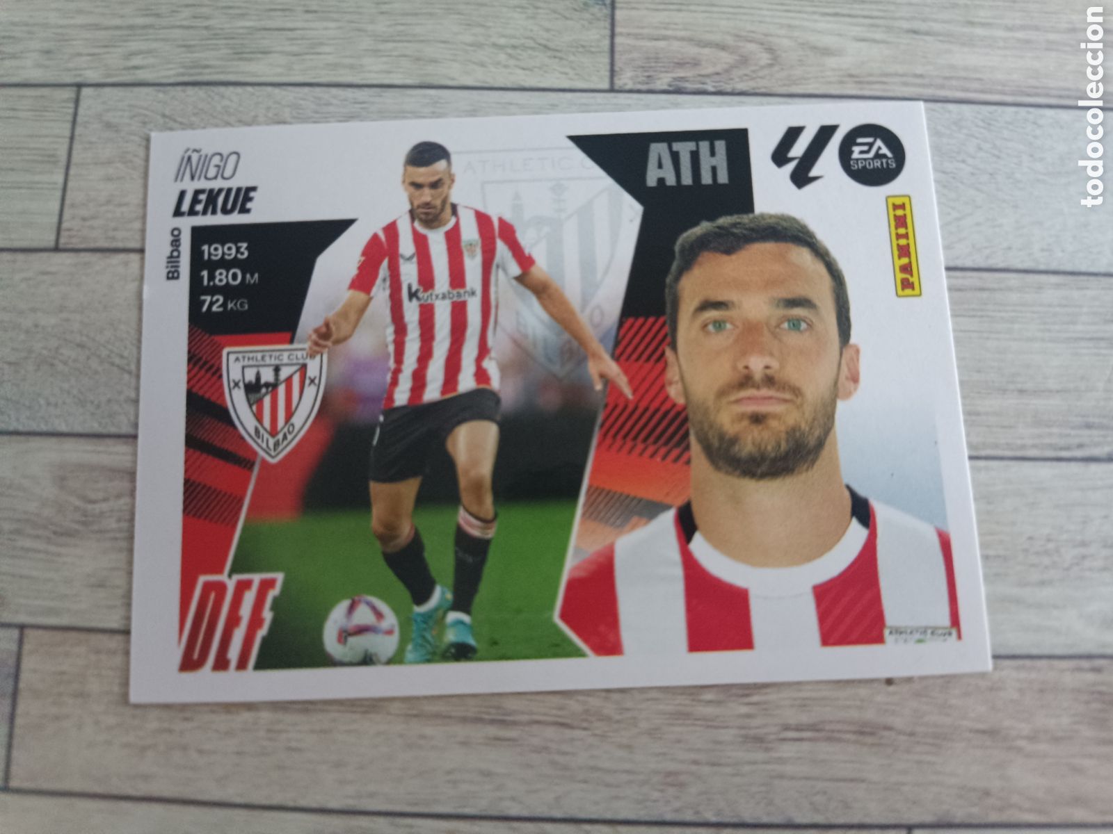 Cartes &agrave; collectionner de Football: 5B LEKUE 5 B ATHLETIC DE BILBAO LIGA ESTE 2025 2026 PANINI 25 26 SIN PEGAR