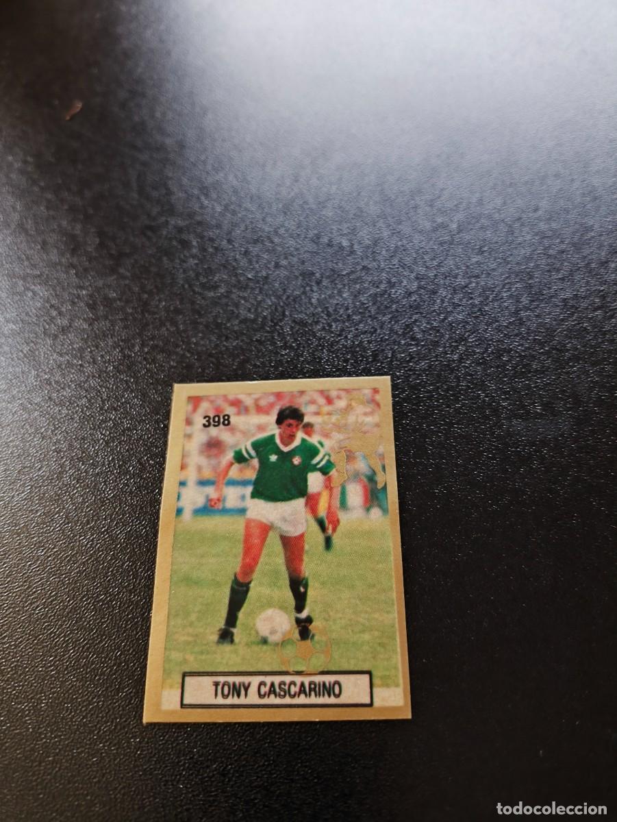 Cartes &agrave; collectionner de Football: 398 TONY CASCARINO IRLANDA IRELAND REYAUCA WORLD CUP MUNDIAL ITALIA ITALY 1990 NO PANINI
