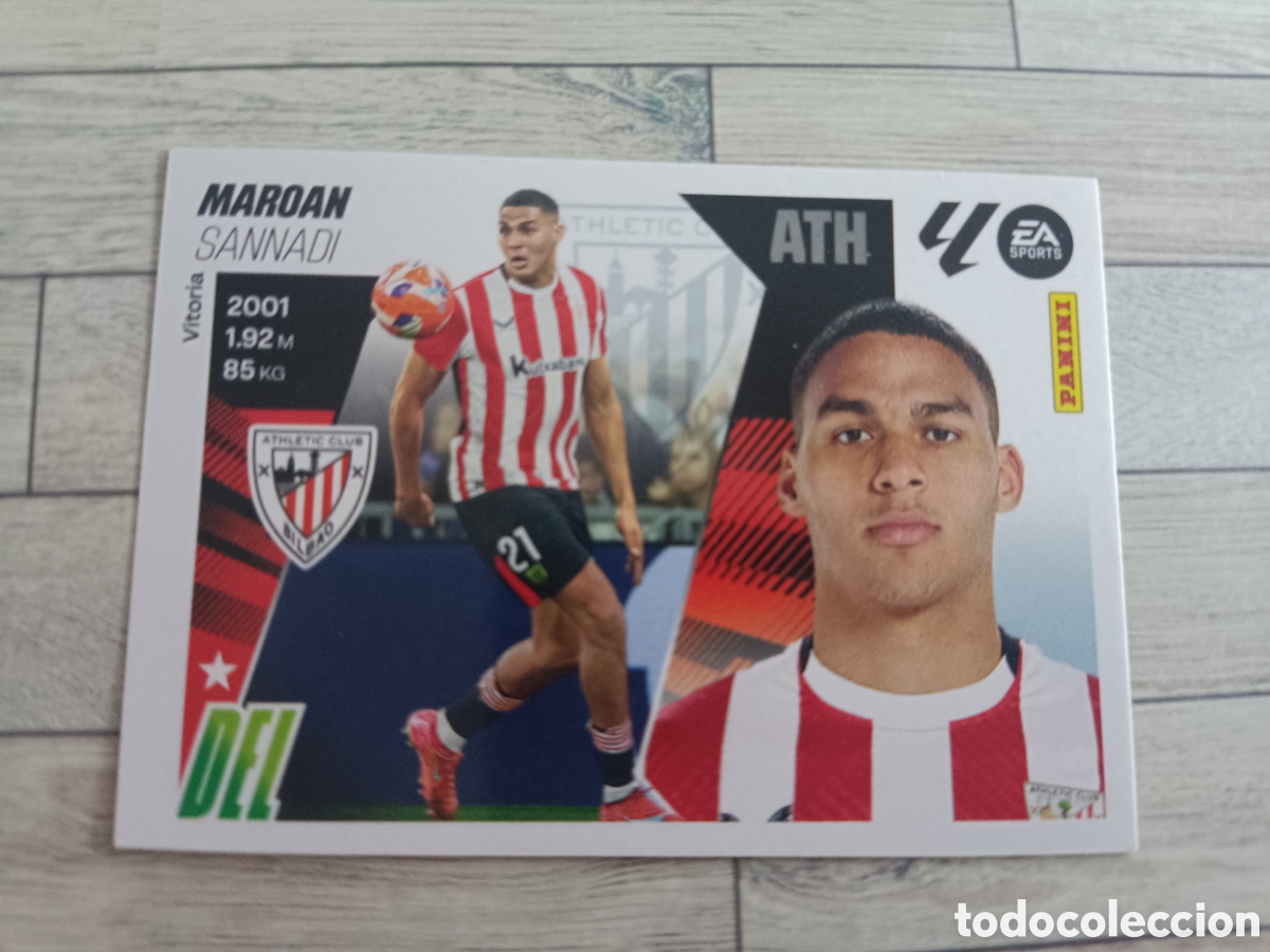 Cartes &agrave; collectionner de Football: 17A MAROAN 17 A ATHLETIC DE BILBAO LIGA ESTE 2025 2026 PANINI 25 26 SIN PEGAR