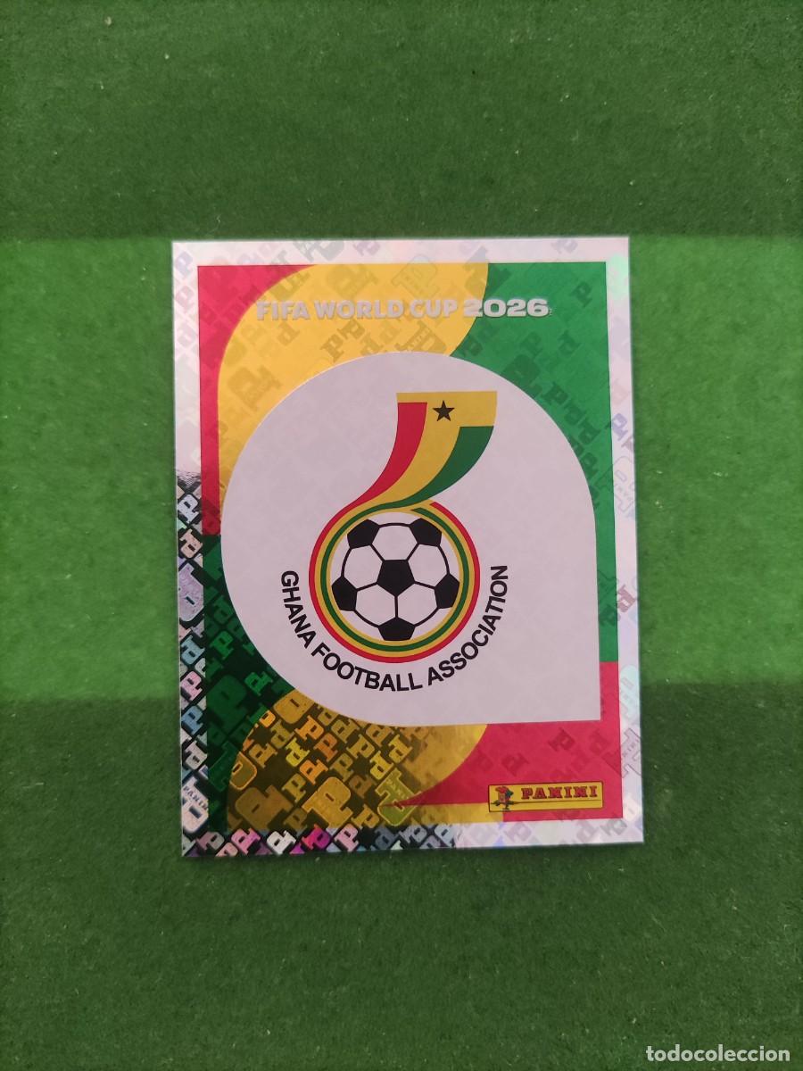Cartes &agrave; collectionner de Football: Escudo Ghana GHA 1 Sticker Mundial 2026 FIFA World Cup / Sin pegar