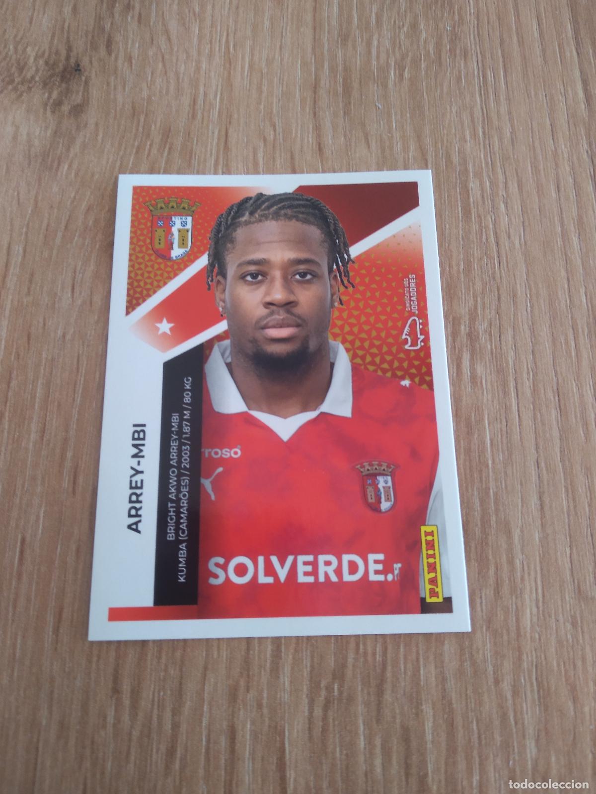 Cromos de F&uacute;tbol: 101 ARREY-MBI BRAGA CROMO FUTBOL PANINI LIGA PORTUGAL 25-26 FUTEBOL LIGA BETCLIC 2025-2026