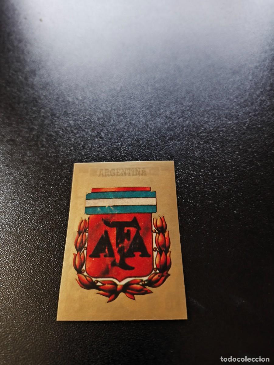 Cromos de F&uacute;tbol: ARGENTINA ESCUDO BADGE REYAUCA WORLD CUP MUNDIAL ITALIA ITALY 1990 NO PANINI