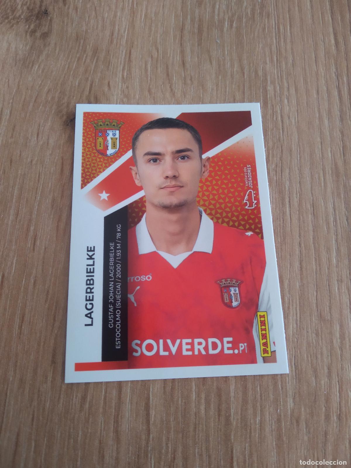 Cromos de F&uacute;tbol: 102 LAGERBIELKE BRAGA CROMO FUTBOL PANINI LIGA PORTUGAL 25-26 FUTEBOL LIGA BETCLIC 2025-2026