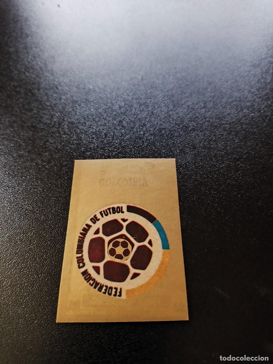 Cromos de F&uacute;tbol: COLOMBIA ESCUDO BADGE REYAUCA WORLD CUP MUNDIAL ITALIA ITALY 1990 NO PANINI