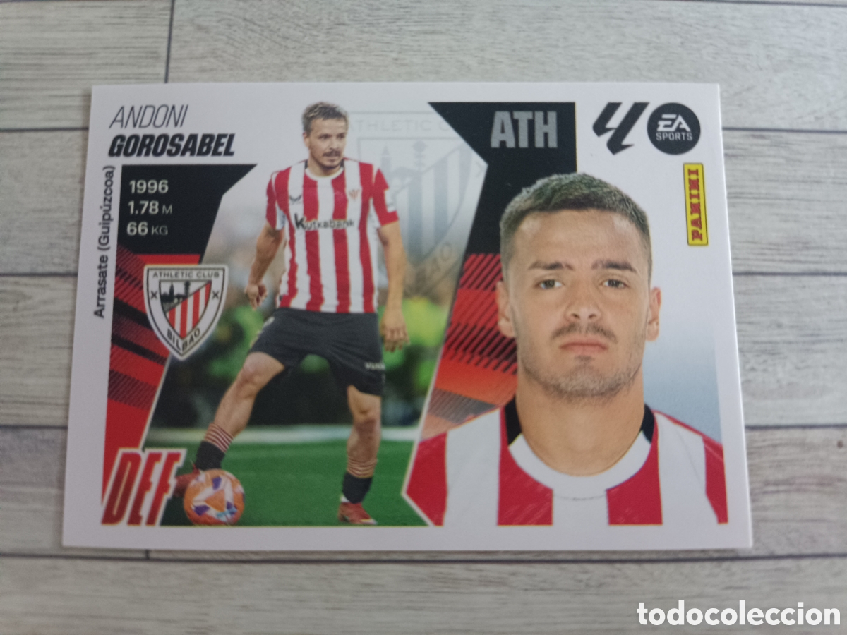 Cromos de F&uacute;tbol: 5A GOROSABEL 5 A ATHLETIC DE BILBAO LIGA ESTE 2025 2026 PANINI 25 26 SIN PEGAR