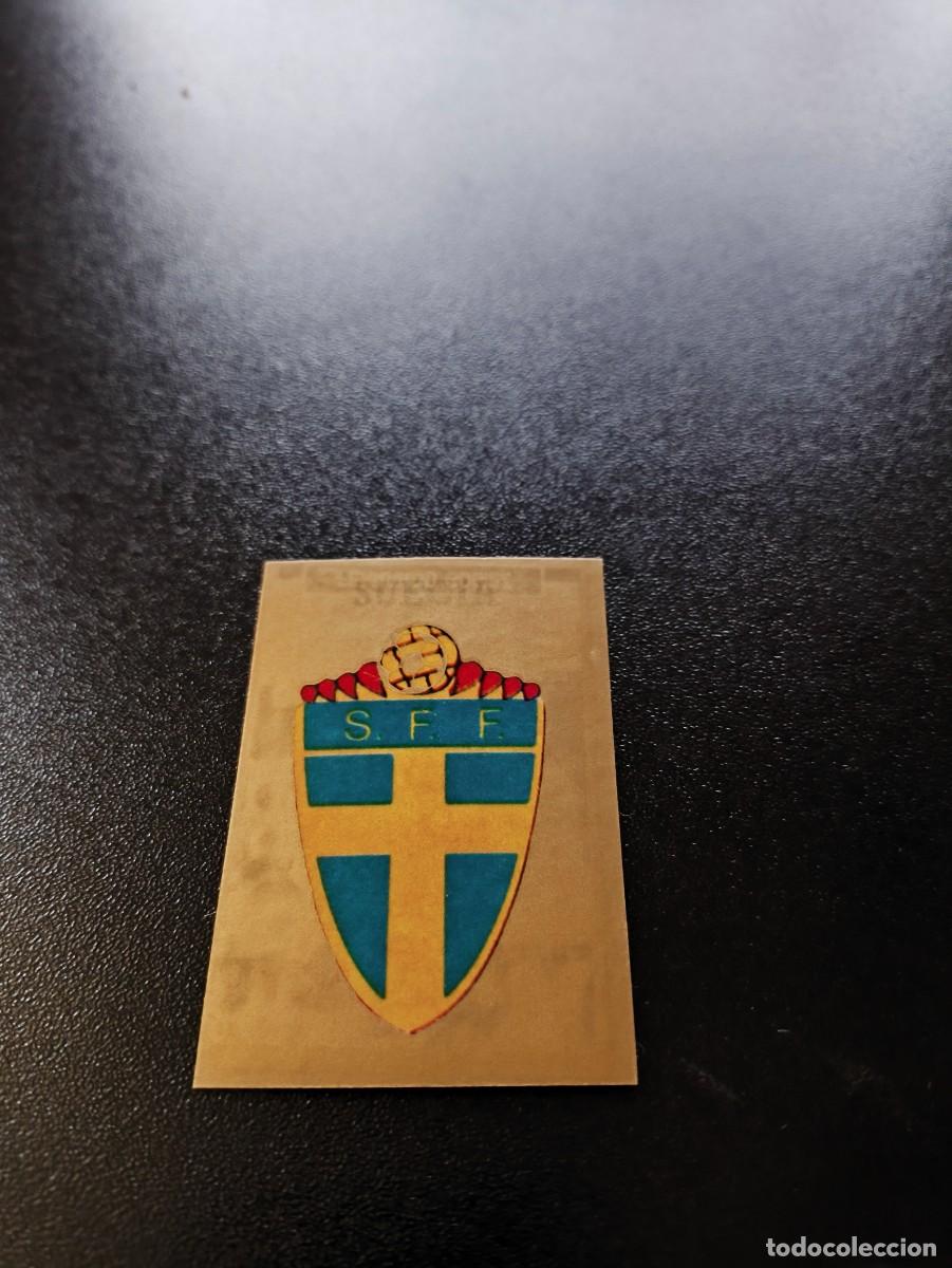 Cromos de F&uacute;tbol: SUECIA SWEDEN ESCUDO BADGE REYAUCA WORLD CUP MUNDIAL ITALIA ITALY 1990 NO PANINI