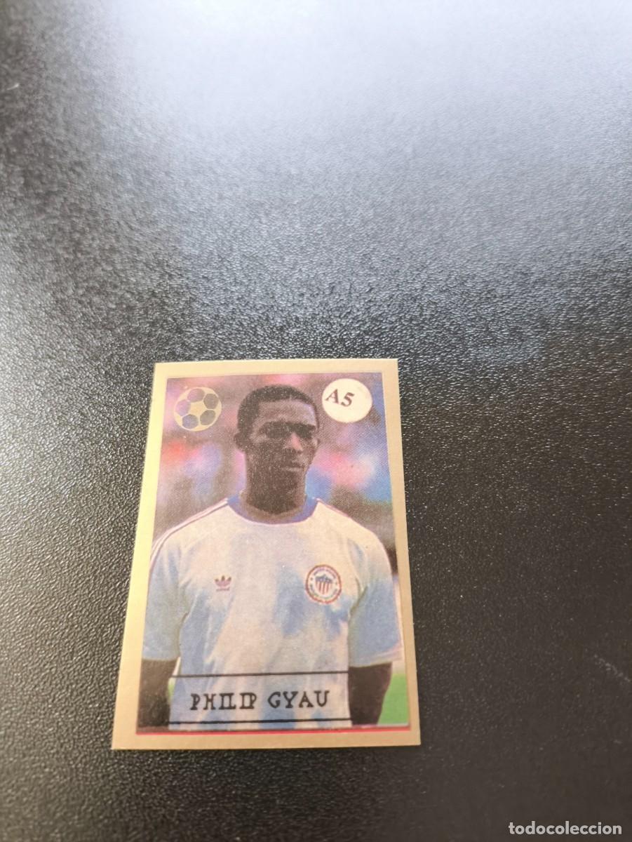 Cromos de F&uacute;tbol: A5 PHILIP GYAU ESTADOS UNIDOS USA REYAUCA WORLD CUP MUNDIAL ITALIA ITALY 1990 NO PANINI