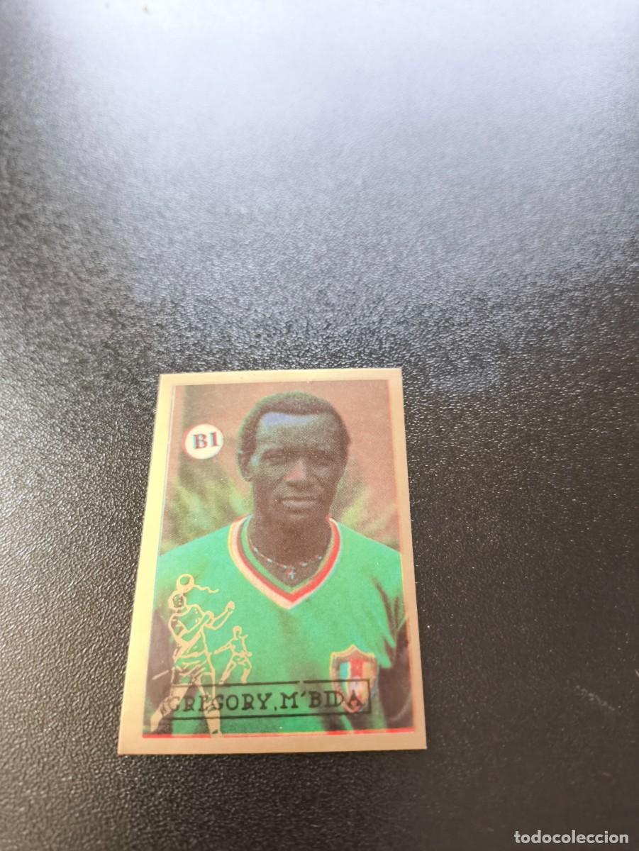 Cromos de F&uacute;tbol: B1 GREGORY M'BIDA CAMERUN CAMEROUN REYAUCA WORLD CUP MUNDIAL ITALIA ITALY 1990 NO PANINI