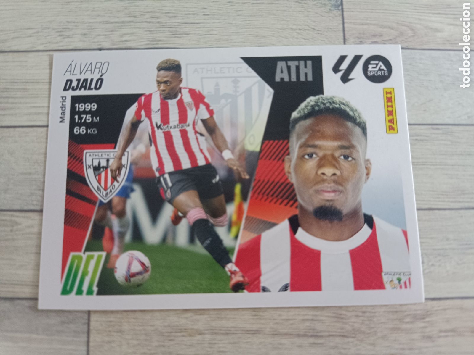 Cromos de F&uacute;tbol: 17B DJALO 17 B ATHLETIC DE BILBAO LIGA ESTE 2025 2026 PANINI 25 26 SIN PEGAR